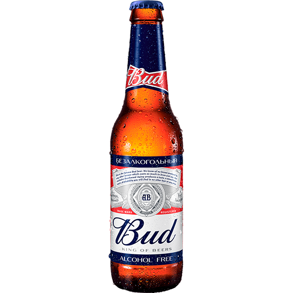 Пиво Bud 0,3 б/а